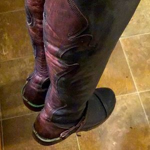 Freebird black leather boots